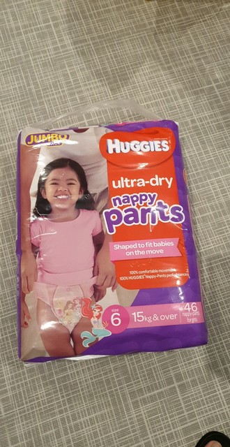 huggies ultra dry nappy pants size 6